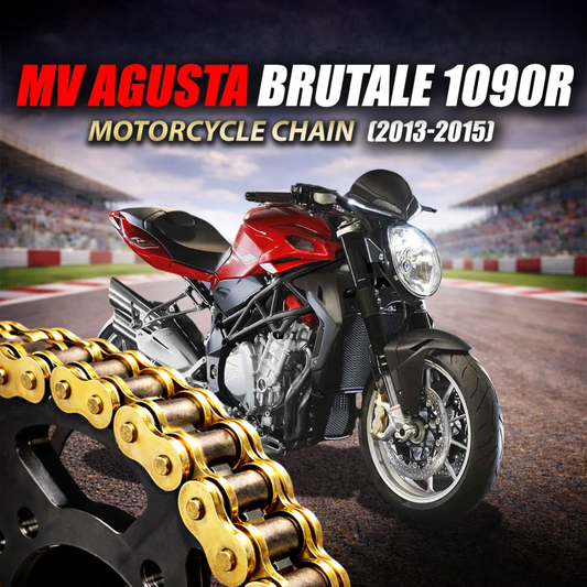 Crank1 MV Augusta Brutale 1090R (2013-2015) 525 Pitch ZVM-X 110L Chain - Gold