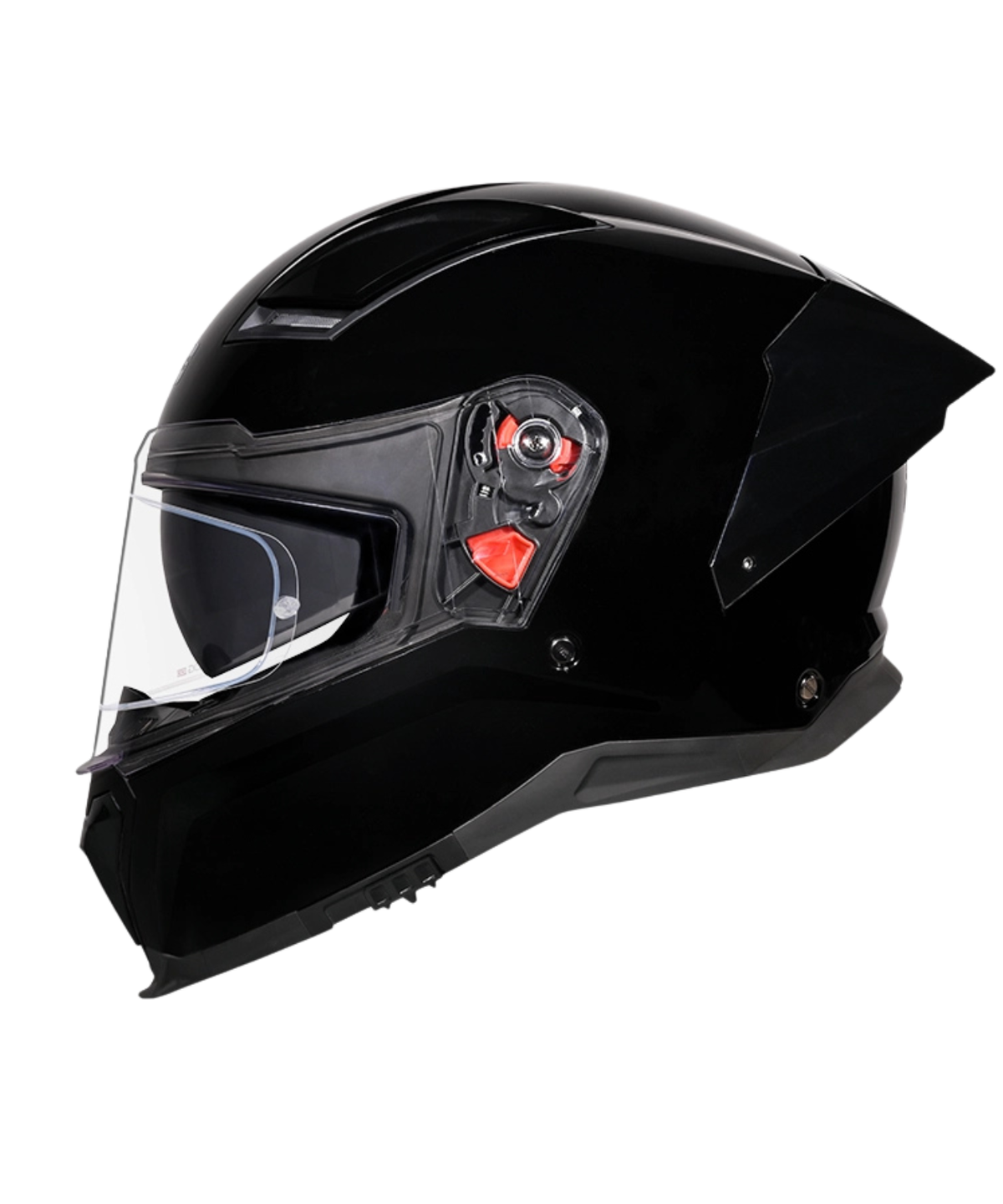 Studds Helios Solid Helmet - Gloss Black - Studds