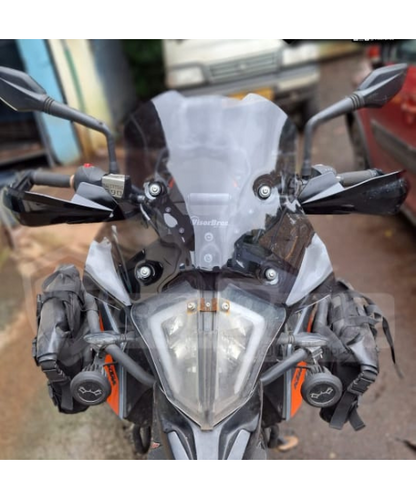 VisorBros Airflow Max Windscreen for the KTM Adventure 390/250/X - Light Smoke