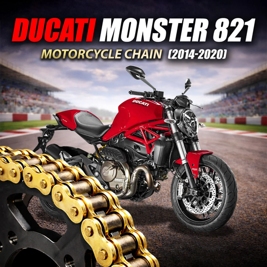 Crank1 Ducati Monster 821 (2014-2020) 520 Pitch ZVM-X 108L Chain - Gold