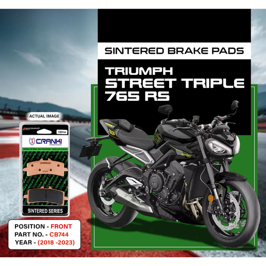 Crank1 Triumph Street Triple 765 RS (2018-2023) Sintered Brake Pads