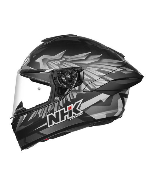 NHK K5R Wingstar Helmet - Black Grey