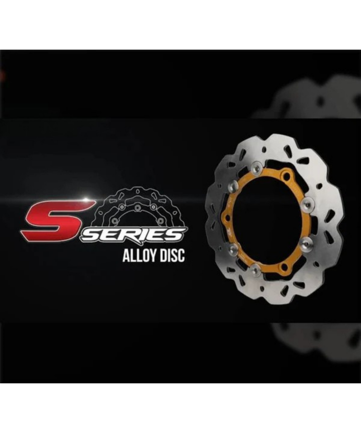RCB S Series Alloy Brake Disc AEROX 230MM Gold - 01D0486G - RCB