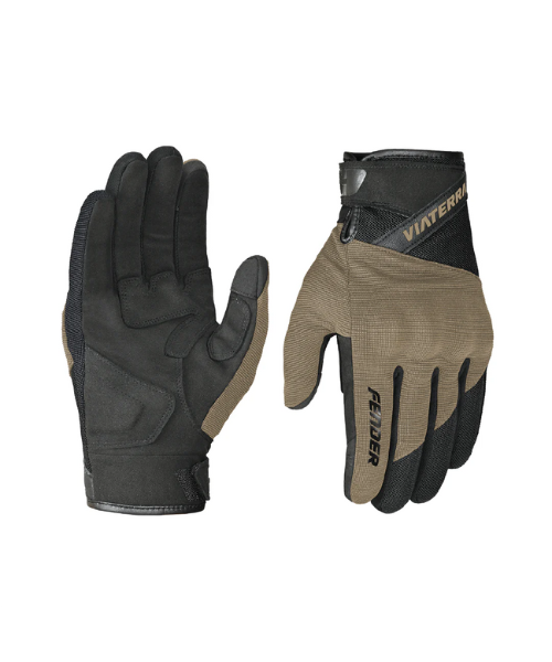 Viaterra Fender Daily Use Motorcycle Gloves - Khaki - Viaterra