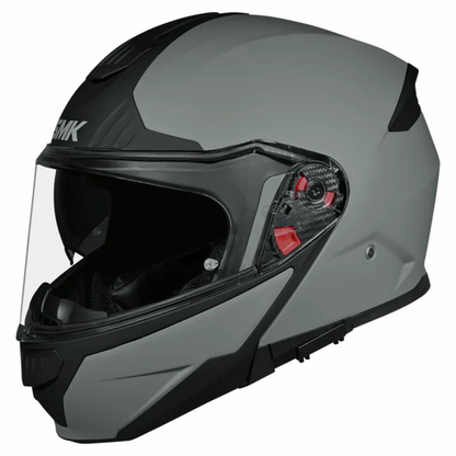 SMK Gullwing Nardo MA600 Flip Up Helmet - Solid Matt Grey