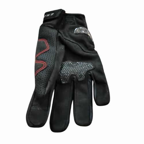 LS2 Chaki Carbon Man Gloves - Black
