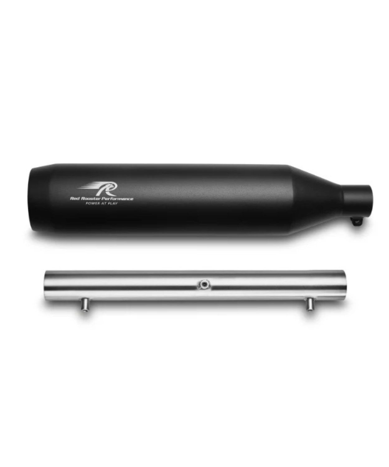 Red Rooster Performance Polestar Pro Exhaust for Royal Enfield Classic Reborn 350 / Meteor 350 / Goan Classic 350 / Bullet 350(2025) - Black Matte