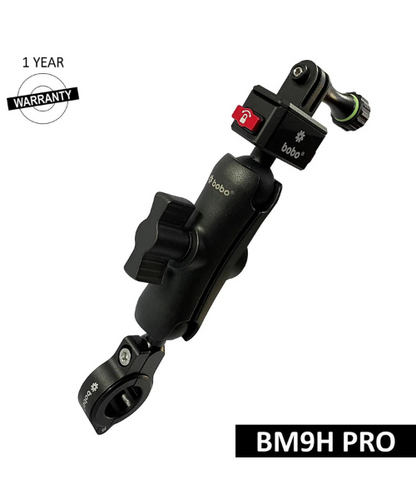 BOBO Quick Release Action Camera Mount - Black - BM9H PRO