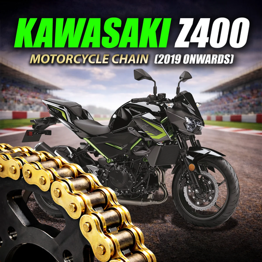 Crank1 Kawasaki Z400 (2019 Onwards) 520 Pitch ZVM-X 106L Chain - Gold