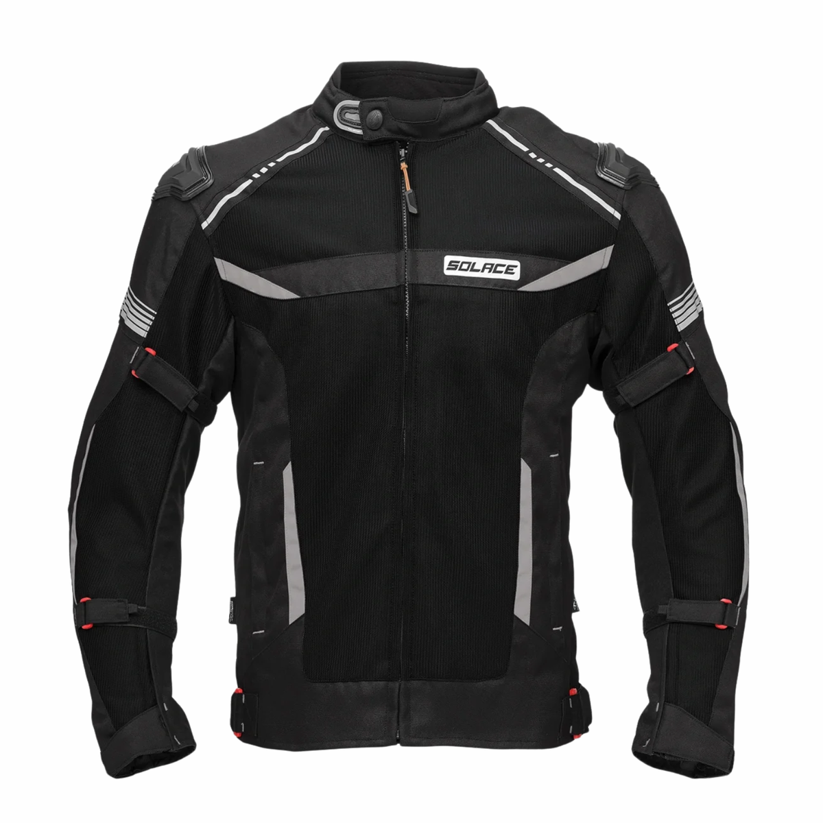 Solace Ramble V2.0 Motorcycle Riding Jacket - Black Grey