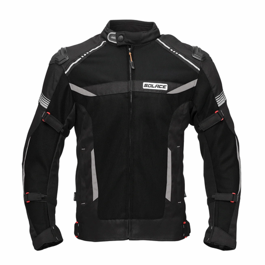 Solace Ramble V2.0 Motorcycle Riding Jacket - Black Grey