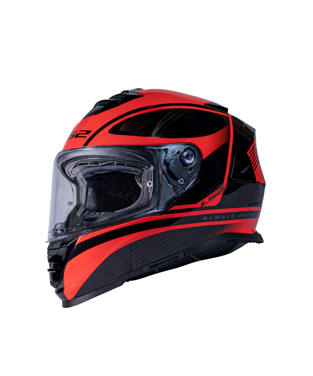 LS2 FF800 Storm II Dodger Helmet - Black Hi-Viz Orange - LS2