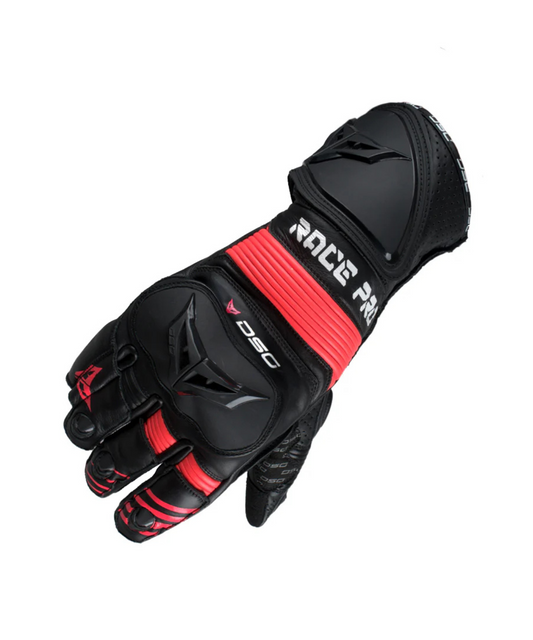 DSG Race Pro Sport Gloves - Black Red