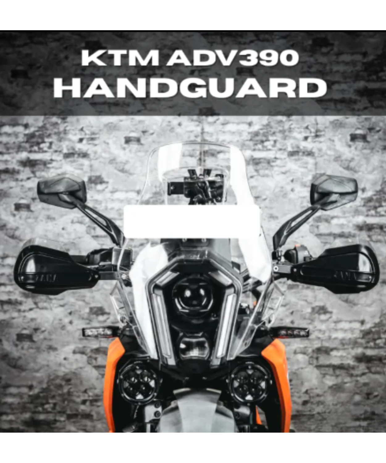Zana Hand Guard for KTM ADV 390 2025 - Black - ZI-8614-BB
