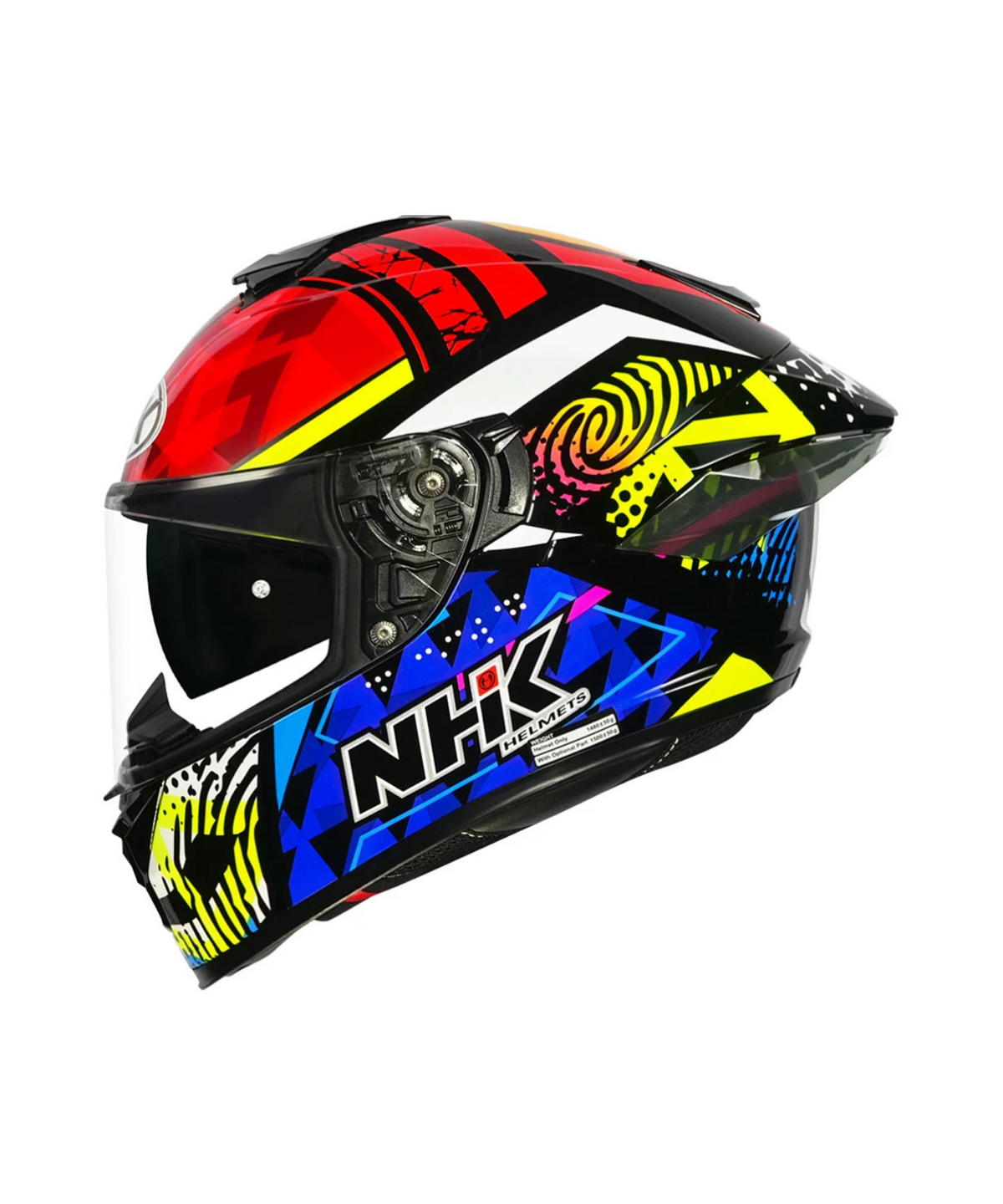 NHK K5R Mark Garcia Helmet - Blue Red Yellow - NHK