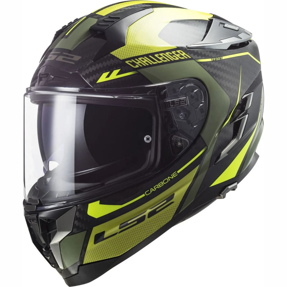 LS2 FF327 Challenger CT2 Thorn Helmet - Military Green - LS2