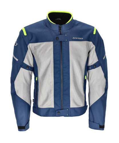 Acerbis Ramsey MY Vented Riding Jacket - Blue Yellow