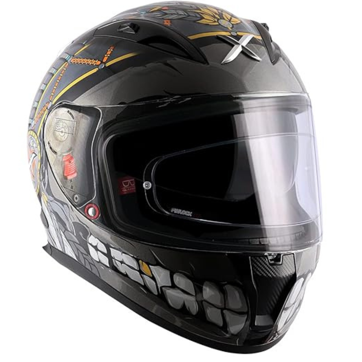 AXOR Street Freedom Helmet Black Silver - AXOR