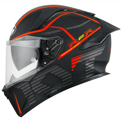 KYT R2R Pro Concept Helmet - Matt Black Red