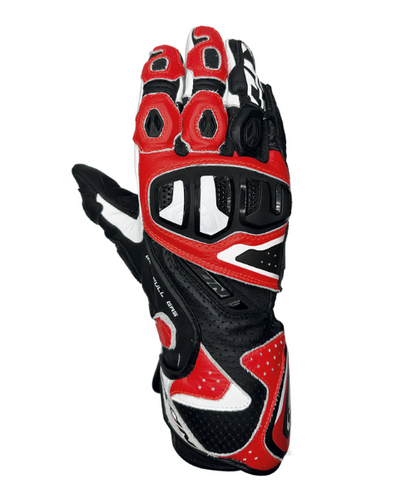 Ixon Vortex GL Riding Gloves - Black White Red