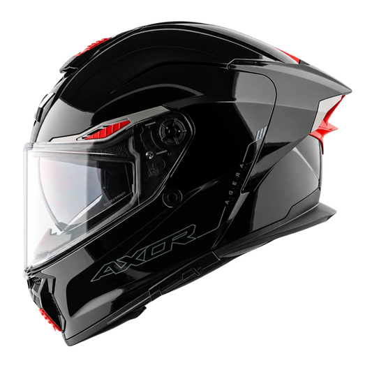 Axor Agera Solid Helmet - Gloss Black