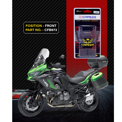 Crank1 Carbon Brake Pads for Kawasaki Versys 1000