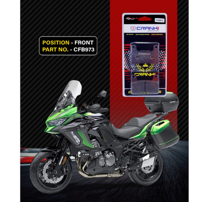 Crank1 Carbon Brake Pads for Kawasaki Versys 1000