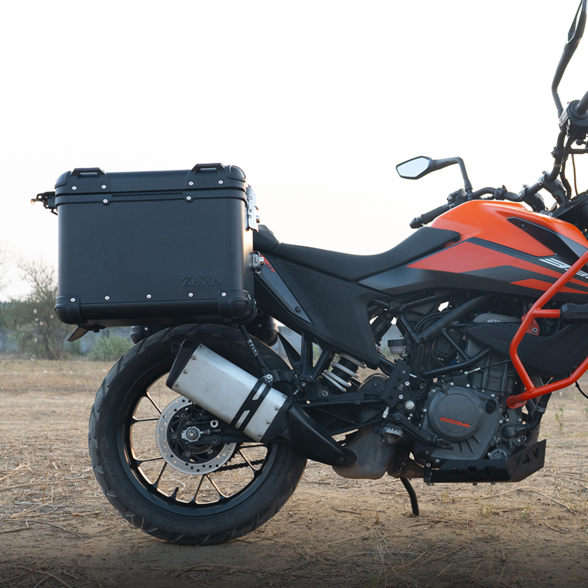 Zana KTM ADV 250/390 (2025) Aluminium R-Flat Pannier 36L - Black - ZI-8491-RB - Zana