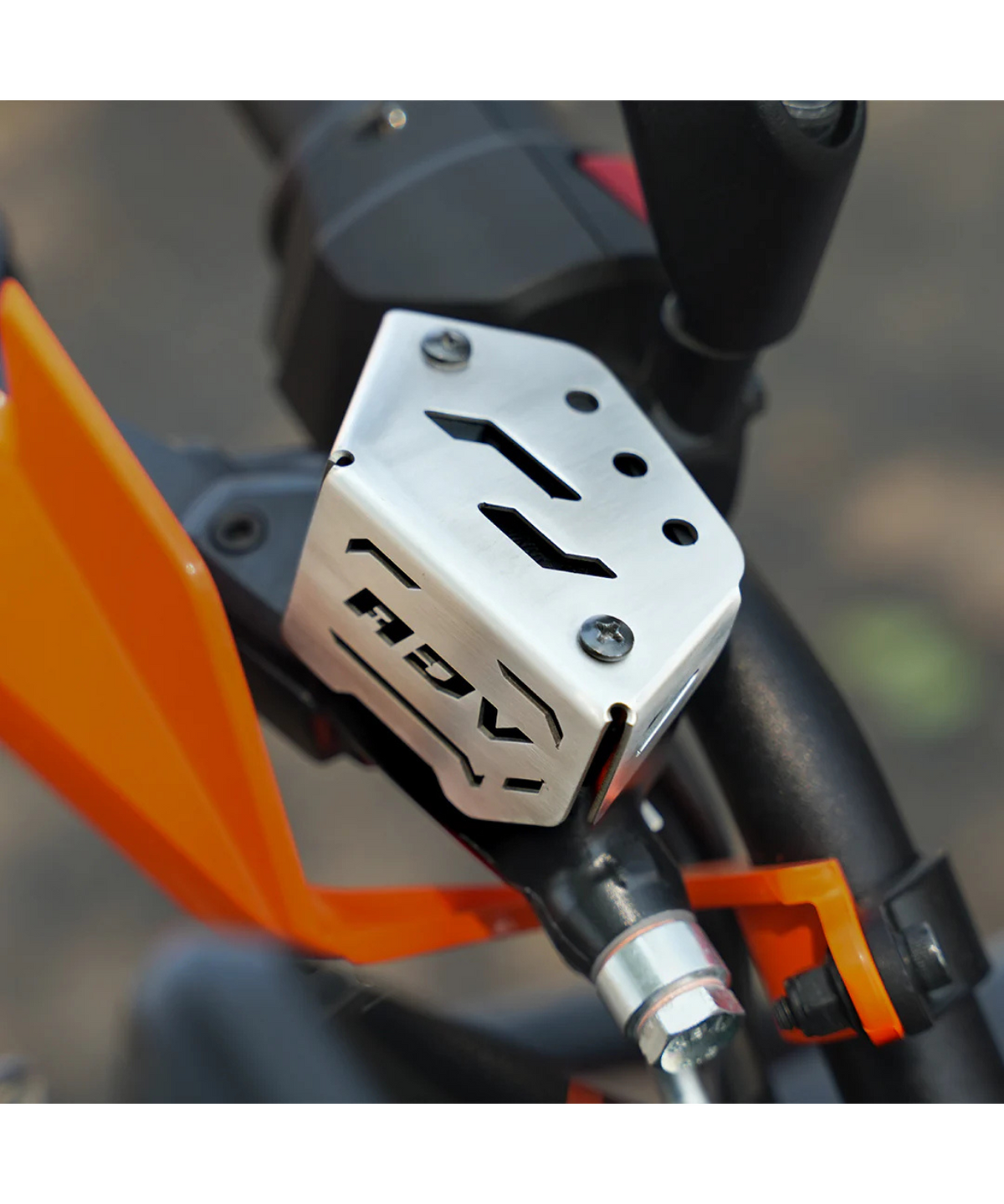Moto Torque KTM ADV 390 / ADV X (2025) SS Front Master Cylinder Guard - Silver - Moto Torque