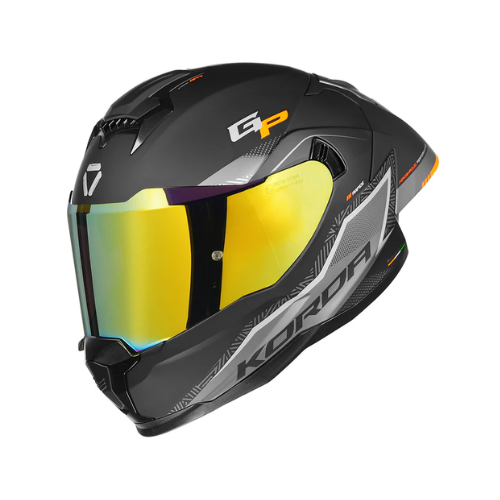 Korda Sonic Rapide Helmet - Matt Black Orange