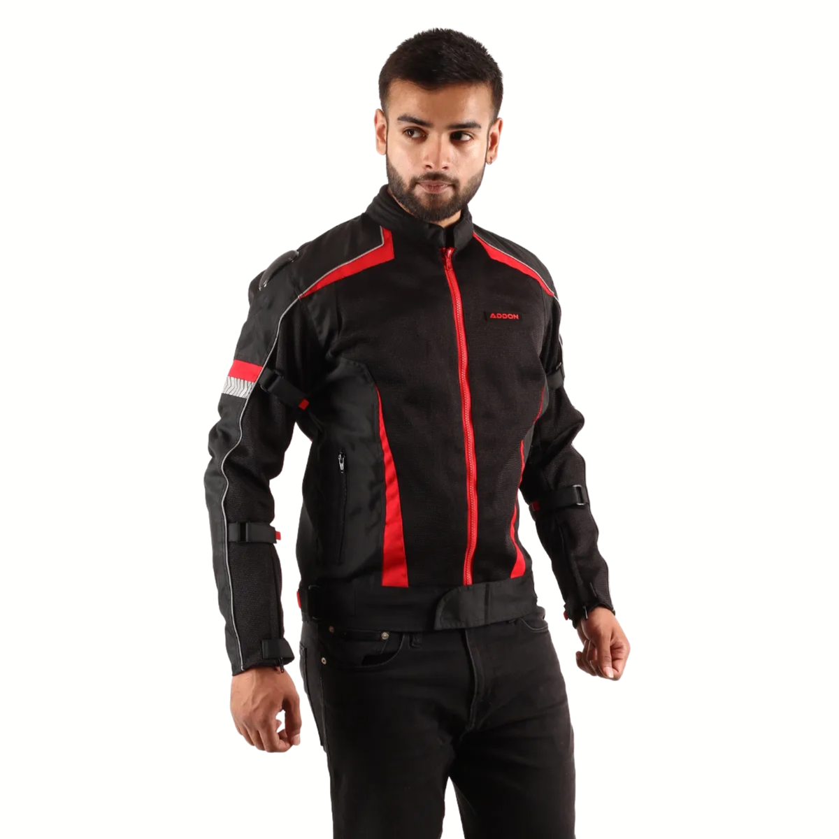 Lone Ranger Addon Pro Max Riding Jacket - Black Red