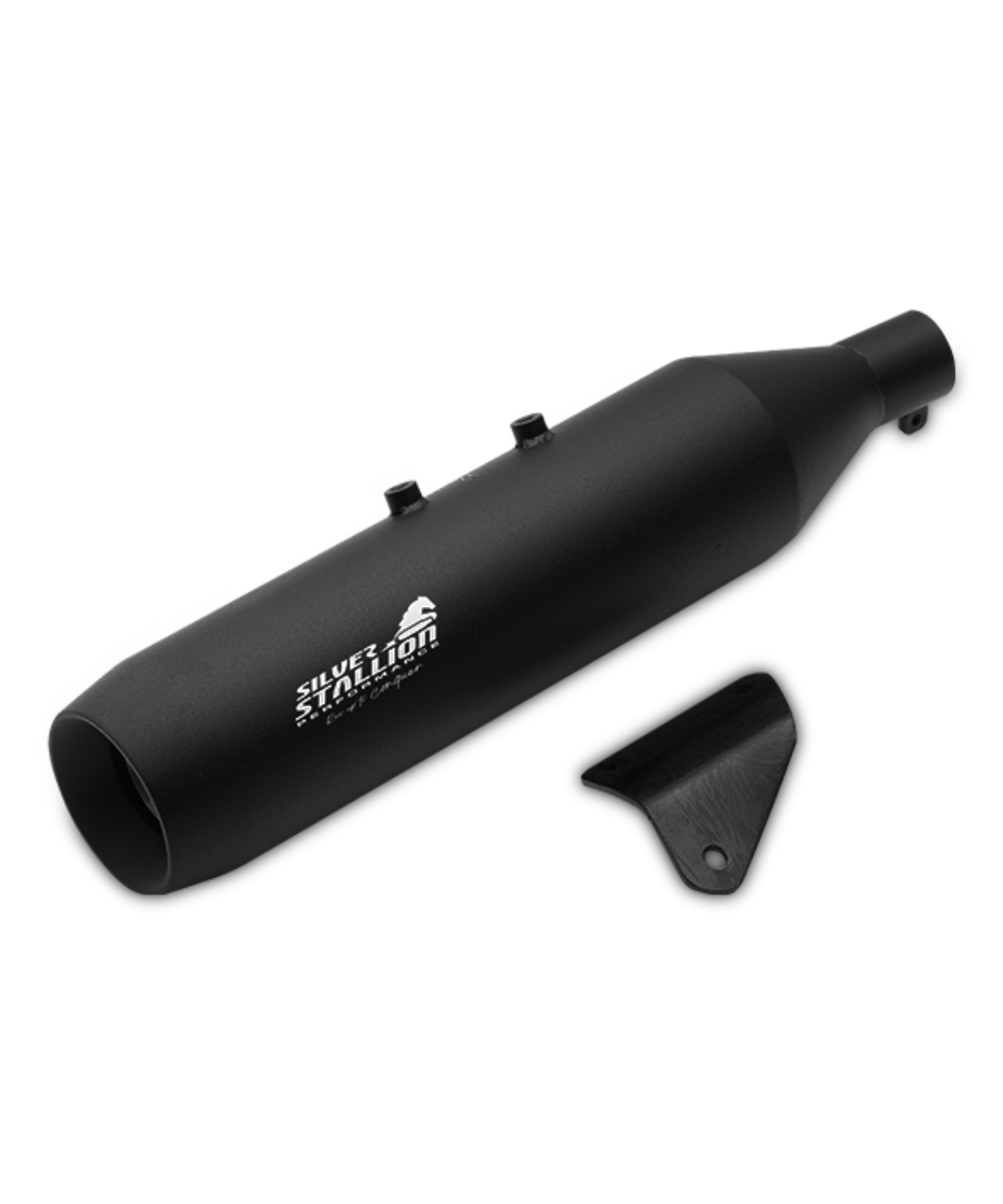 Silver Stallion RE Glide Himalayan 411 / Scram 411 / Scram 440 Performance Exhuast Systems - Black Matt