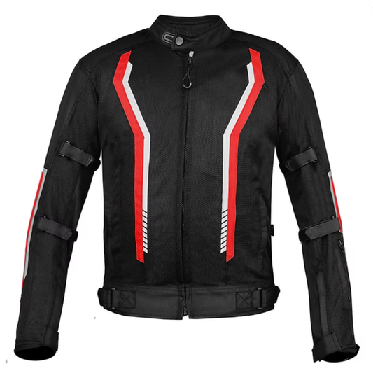 BBG Xplorer Riding Jacket with Liner - Red