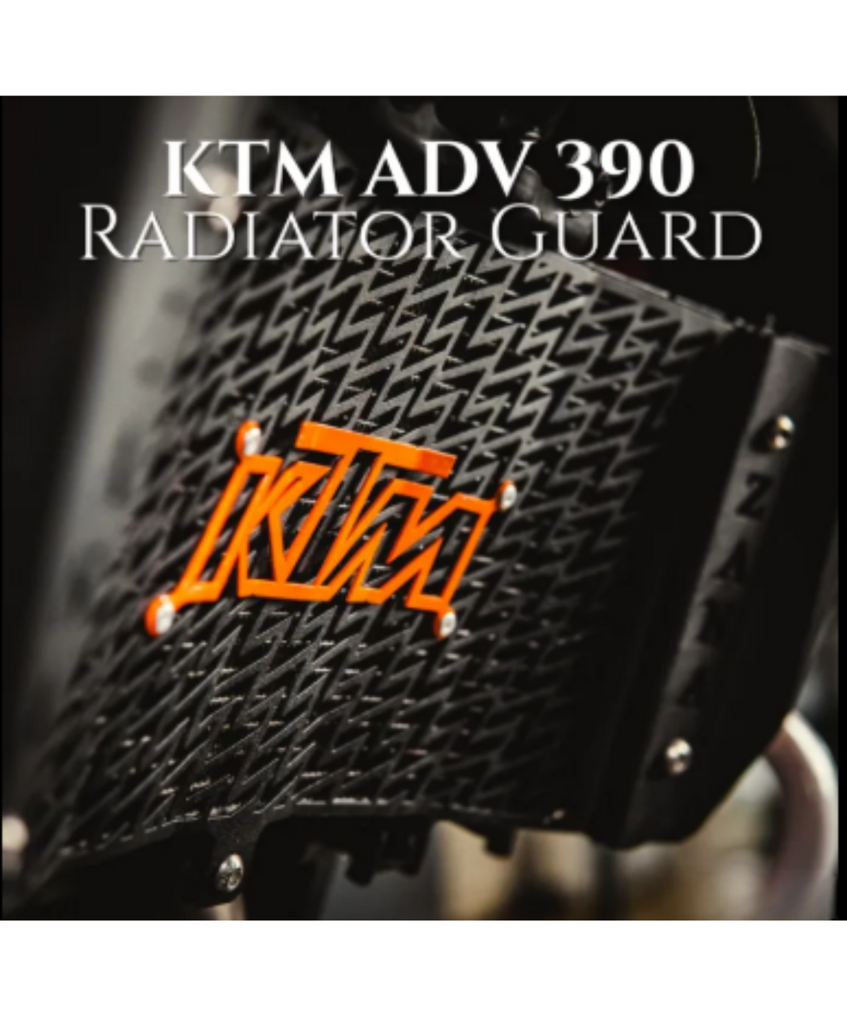Zana KTM ADV 390 (2025) Radiator Guard - Black - ZI-8583 - Zana