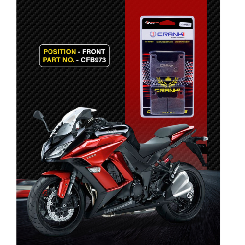 Crank1 Carbon Brake Pads for Kawasaki Ninja 1000 (2020)
