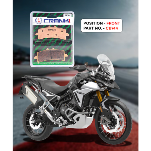 Crank1 Triumph Tiger 900 Rally Pro (2024 Onwords) Sintered Brake Pads