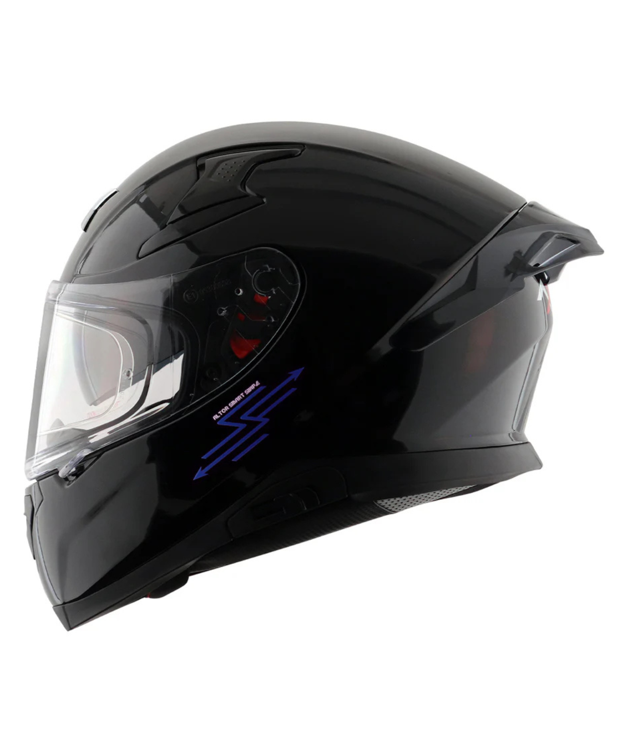 Axor Apex X Altor Smart Bluetooth Helmet - Gloss Black