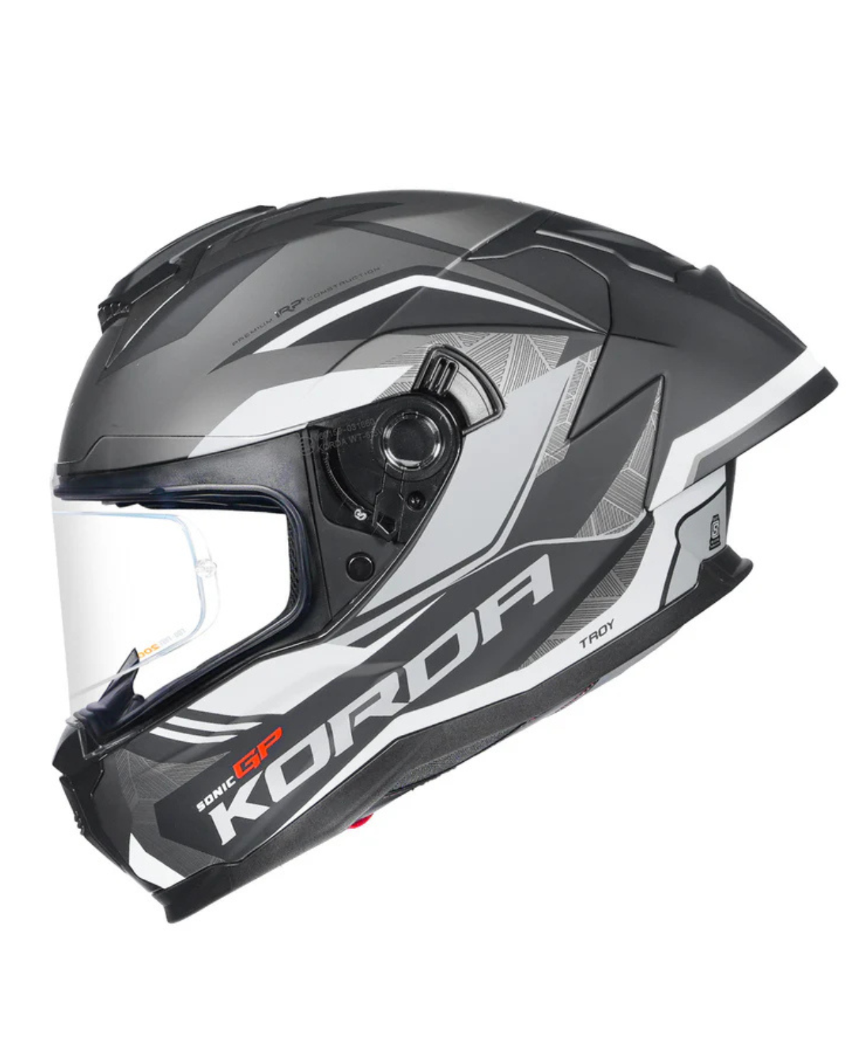 Korda Sonic GP Troy Helmet - Matt Grey