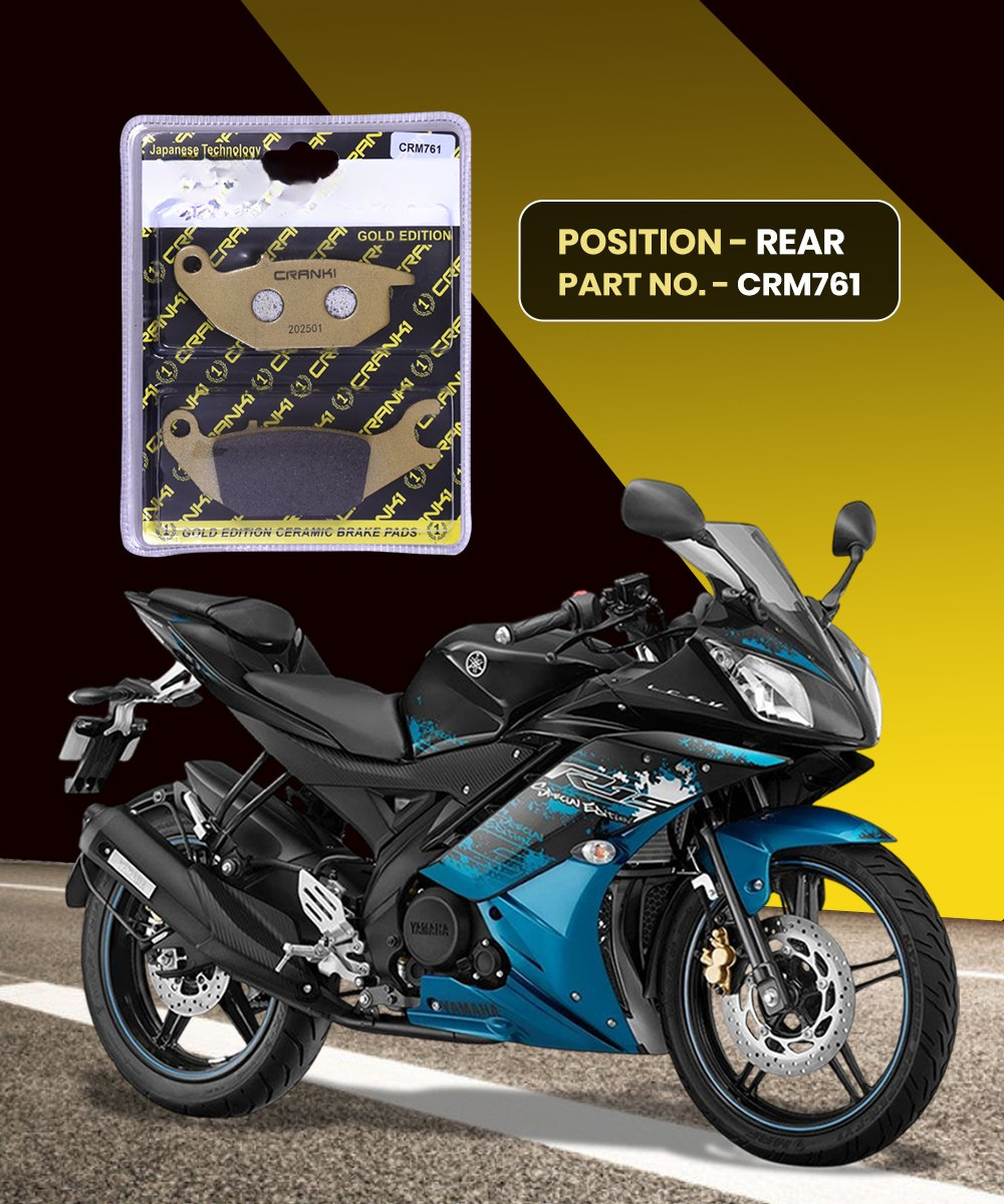 Crank1 Ceramic Brake Pads for Yamaha R15 V2