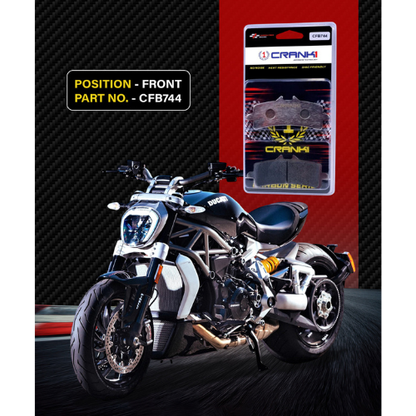 Crank1 Carbon Brake Pads for Ducati XDiavel S (2016-2020)