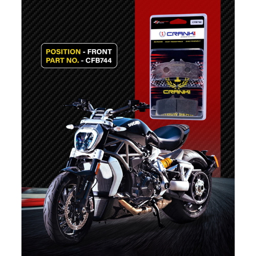 Crank1 Carbon Brake Pads for Ducati XDiavel S (2016-2020)