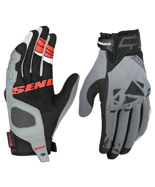 Viaterra Roost V2 Offroad Motorcycle Gloves - Grey