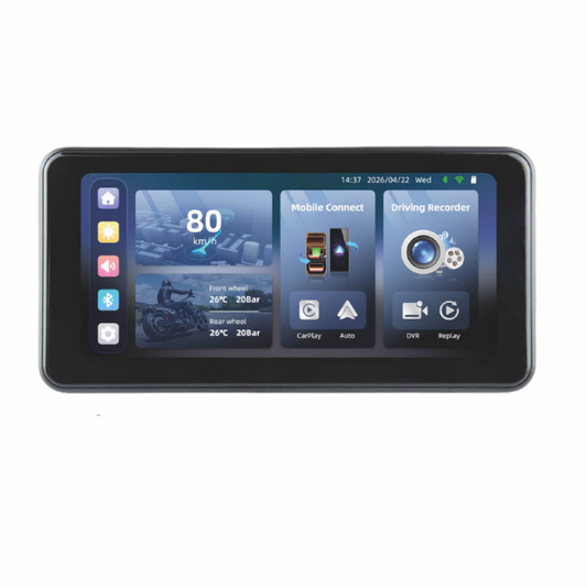 Simtac M10DT Pro Motorcycle Navigation Screen 6.0 Inches with DVR / TPMS