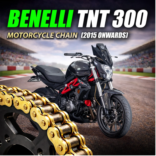 Crank1 Benelli TNT 300 (2015 Onwards) 525 Pitch ZVM-X 108L Chain - Gold