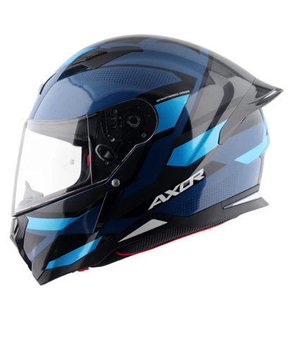 Axor Hunter Cornet Helmet - Gloss Dark Blue Black