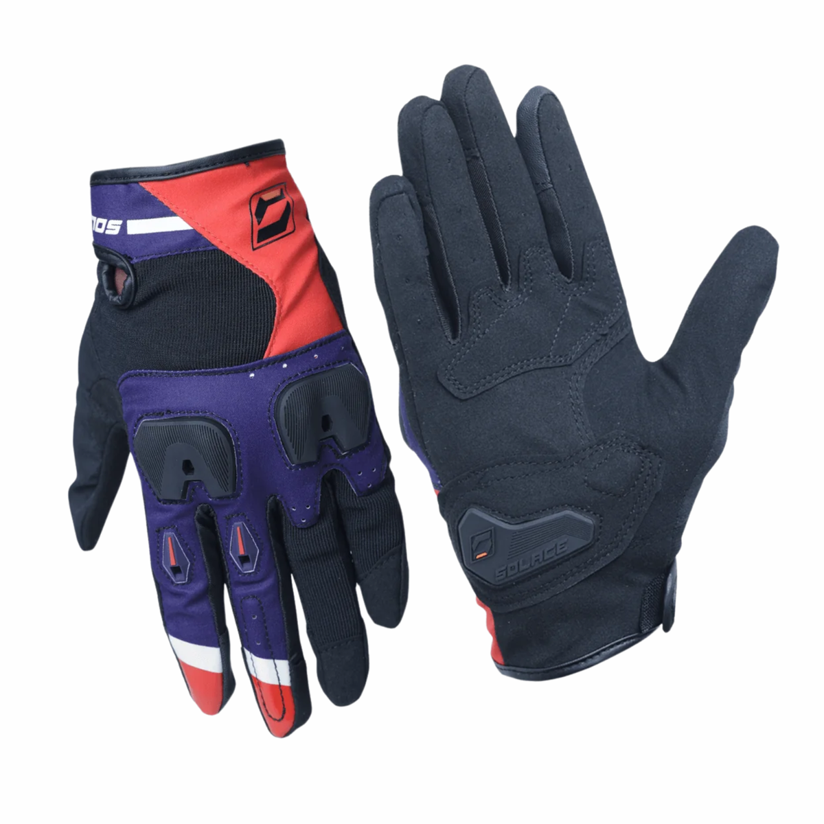 Solace Aura Lite Gloves - Red Blue - Solace