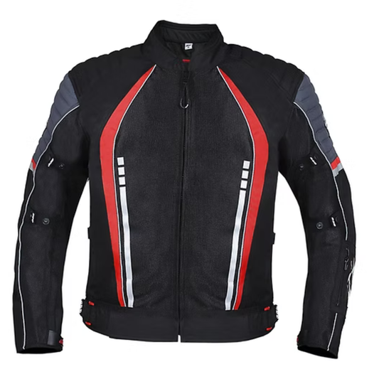 BBG Voyager Riding Jacket with Rain Liner - Red