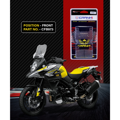 Crank1 Carbon Brake Pads for Suzuki V-Strom 1000 (2017-2019)