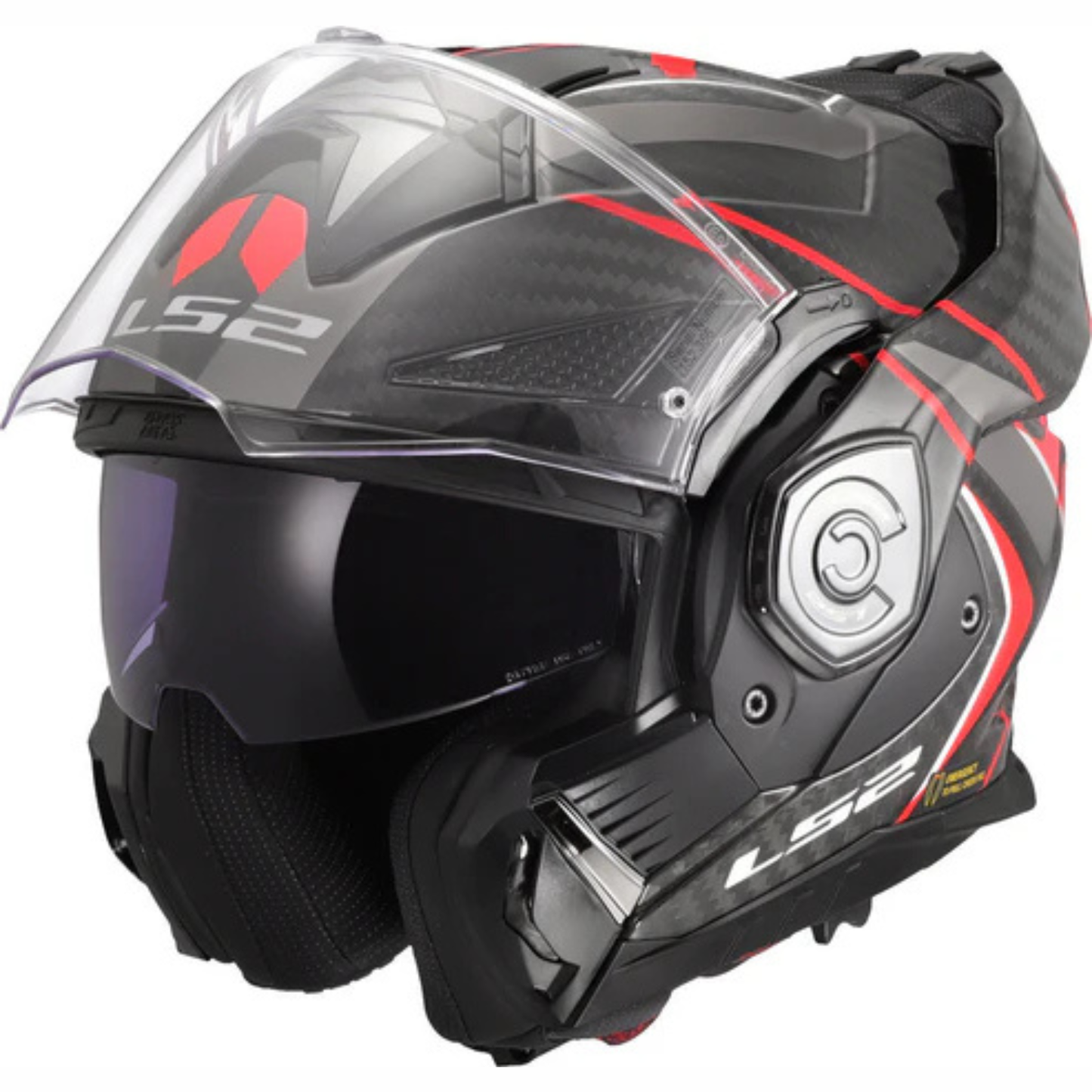 LS2 FF901 Advant X Carbon Fiber Future II Helmet (ECE 22.06) - Matt Red