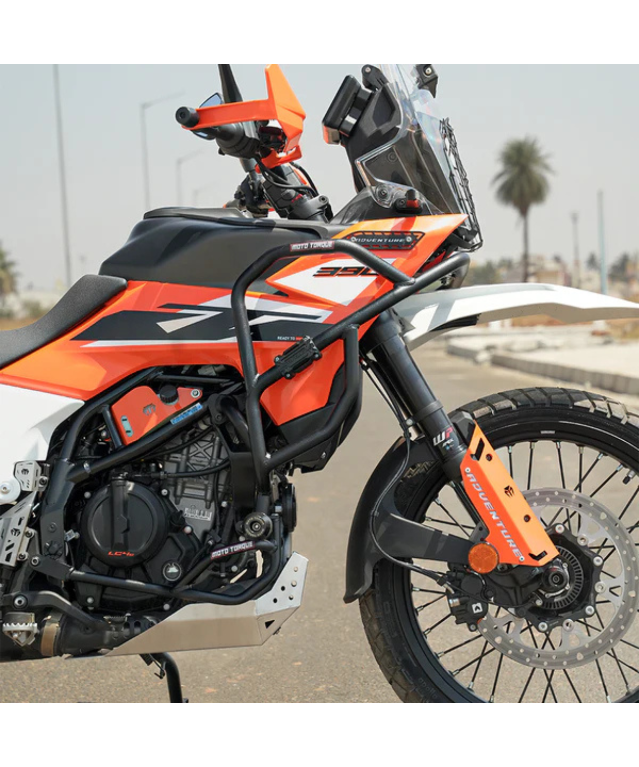 Moto Torque Crash Guard for KTM 390 Adventure/Adventure X (2025) - Black